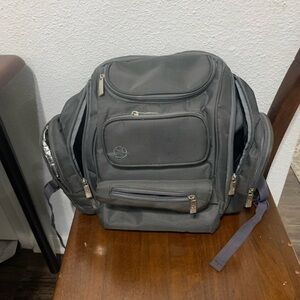 Jeep Gray Diaper Backpack